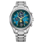 シチズン エクシード「エコ･ドライブ電波時計 限定ペアモデル（BW1020-61W）」￥275,000／光発電エコ･ドライブ／41.0㎜径／限定450本