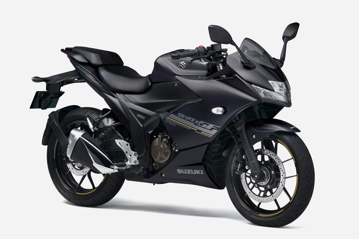 ジクサーSF250のマットブラックメタリックNo.2カラー