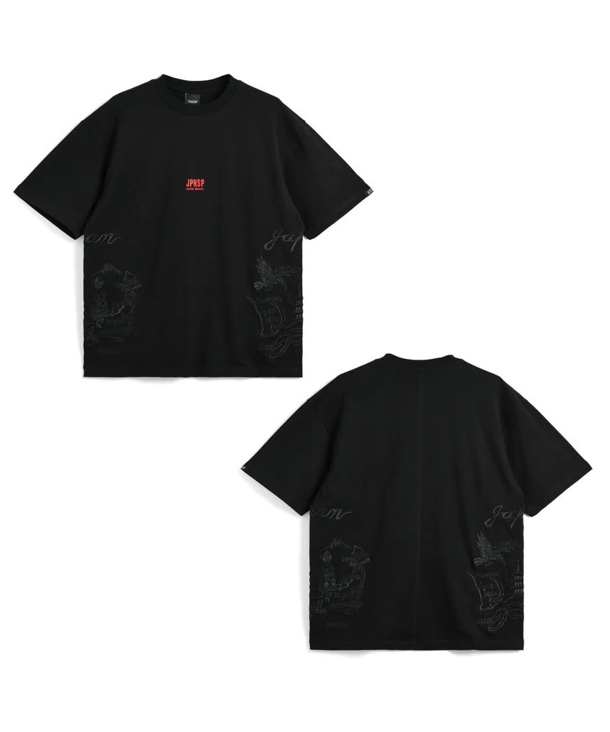 タイオン「ジャパン 刺繍 Tシャツ」￥4,950