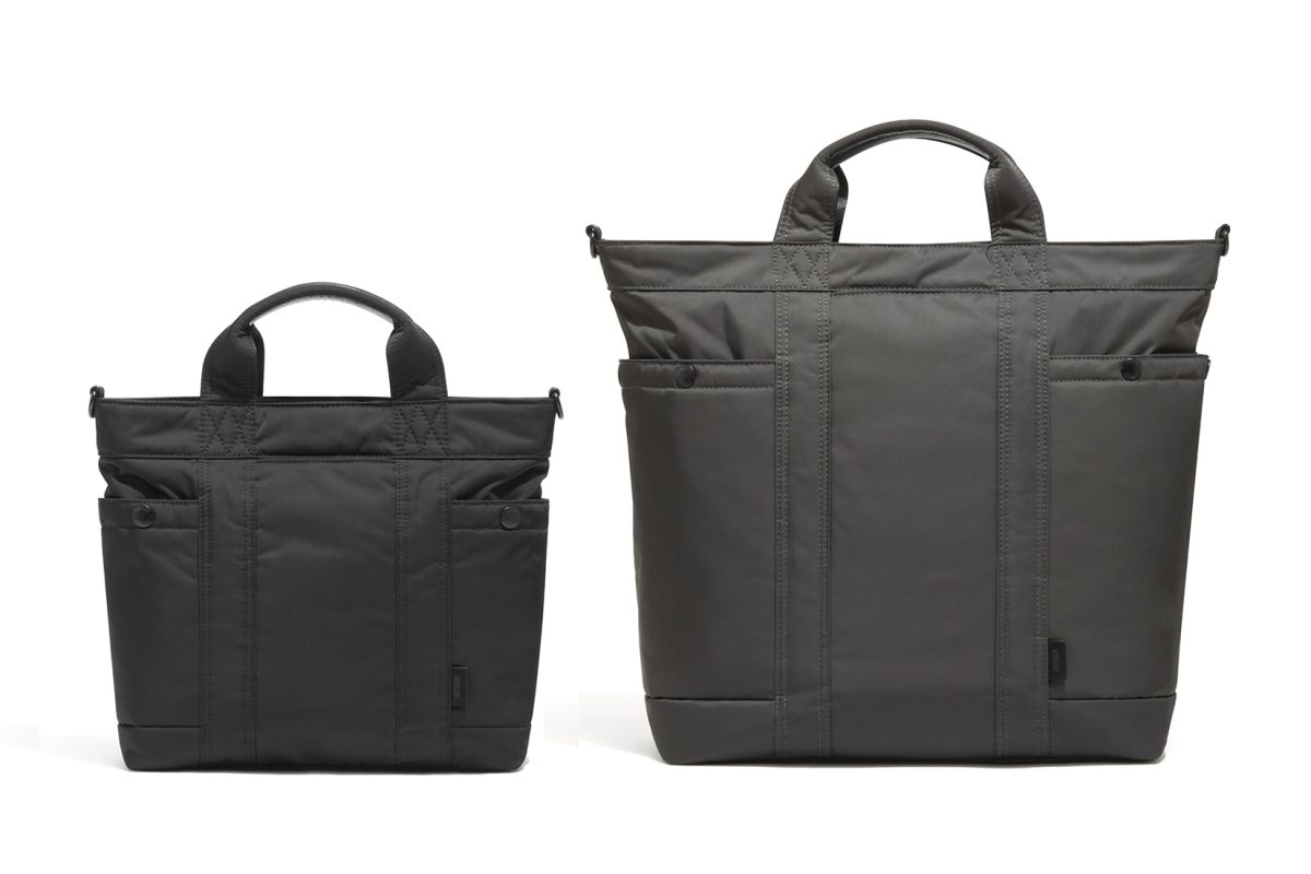 アントラック
「ホリデートートS」￥23,100／W34×H25×D7㎝
「ホリデートートM」￥27,500／W47×H37×D13㎝