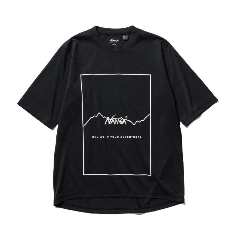 ナンガ「DRY MIX FRAME LOGO TEE」￥6,050