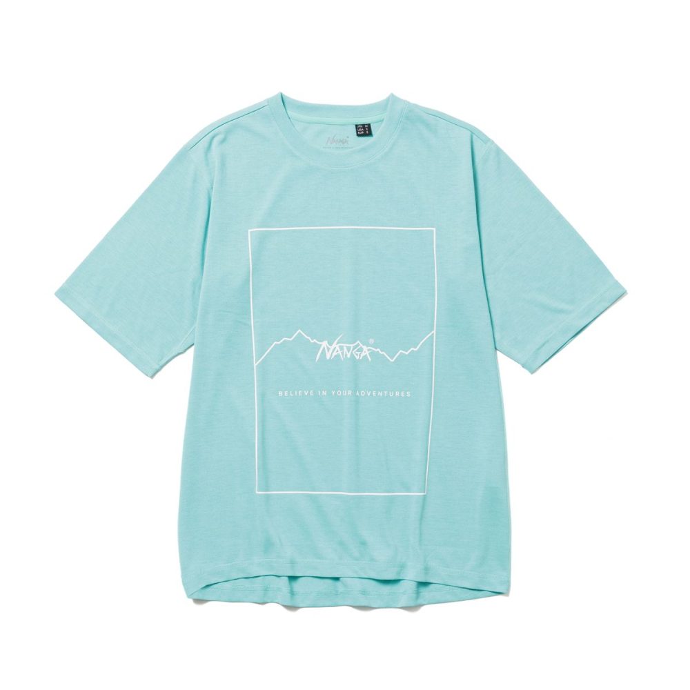 ナンガ「DRY MIX FRAME LOGO TEE」￥6,050
