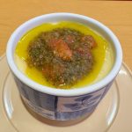 冷製茶碗蒸しトマトバジル仕立て