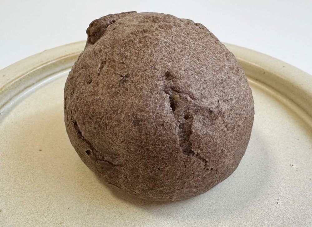 もちもちのシュー生地はビターなココア風味