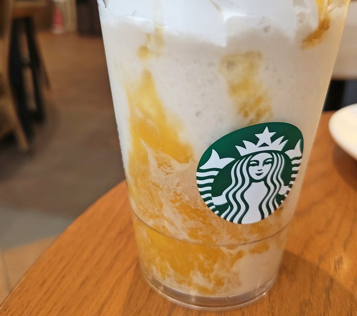 スターバックスコーヒー「オリエンタル マンゴー & ティー フラペチーノ」