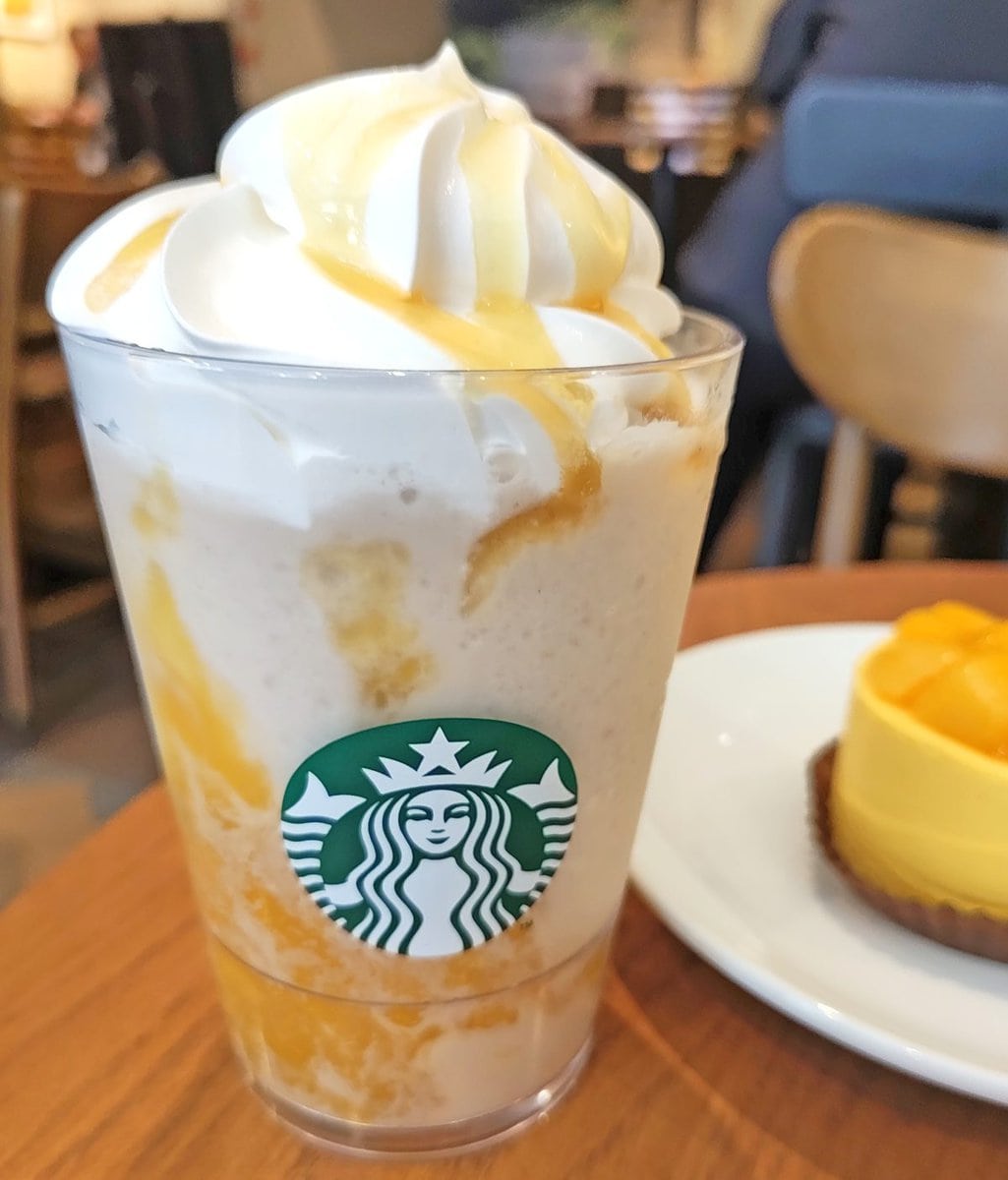 スターバックスコーヒー「オリエンタル マンゴー & ティー フラペチーノ」
