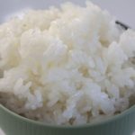 備蓄米を炊いた状態
