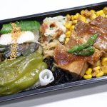 細川出飯社「画廊弁当（トンテキバターコーン弁当）」