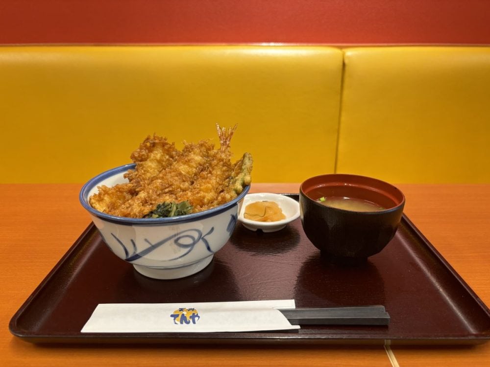 たれづけ 大江戸天丼（みそ汁付）