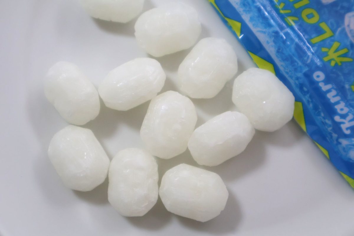 ガリガリっと氷を噛んでいるかのような食感