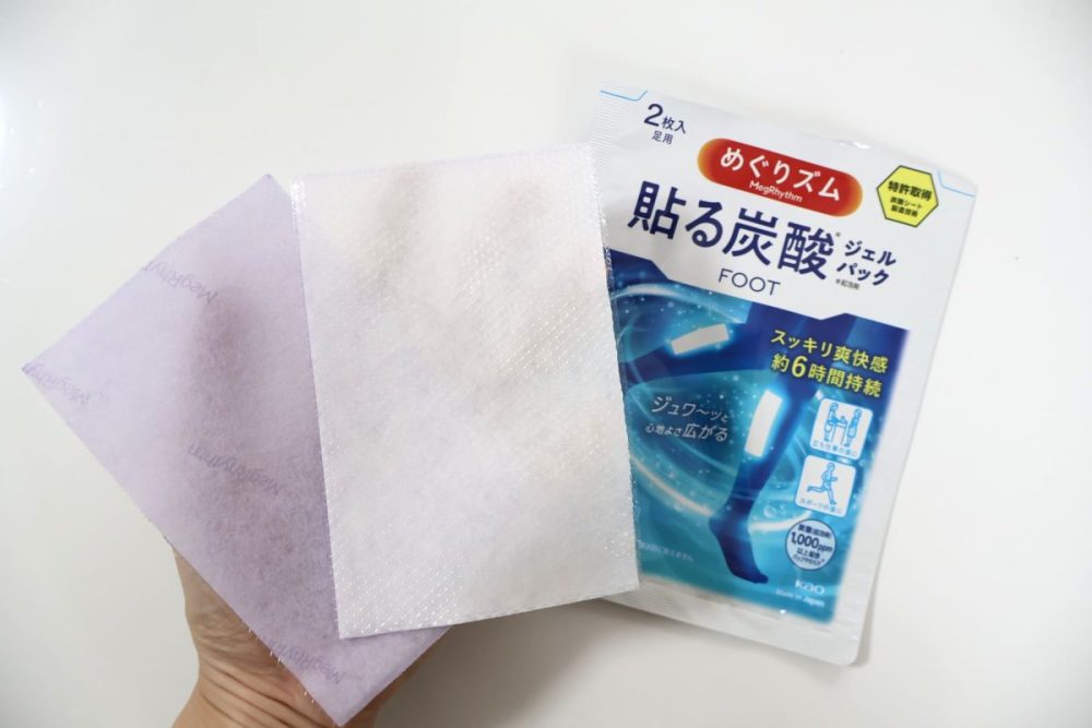 めぐリズム貼る炭酸ジェルパック　FOOT