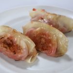 焼いてみるとピンク色はさらに顕著に