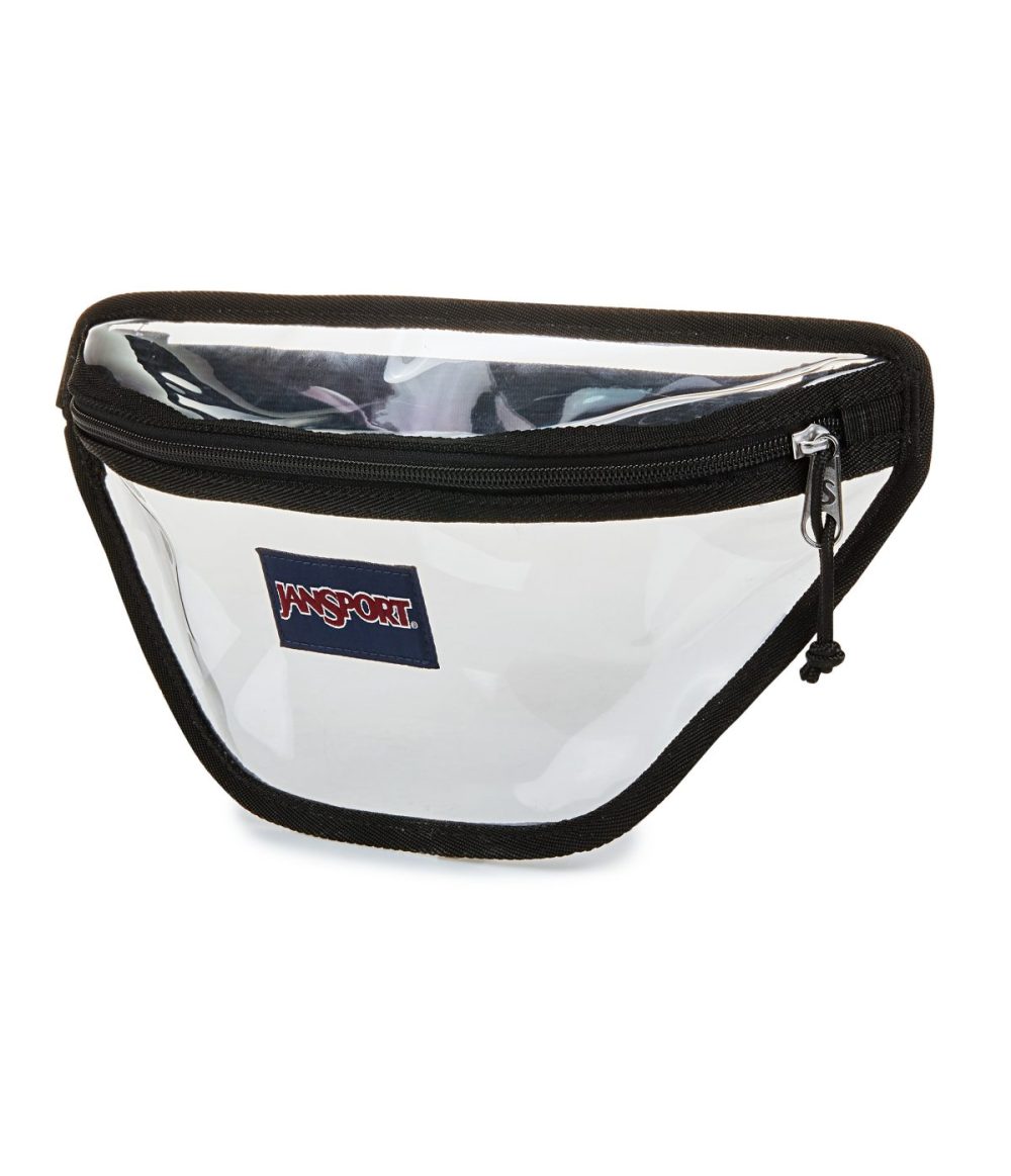 ジャンスポーツ「クリアウエストパック」￥3,850／W32×H15×D7.5㎝／1ℓ／0.13㎏