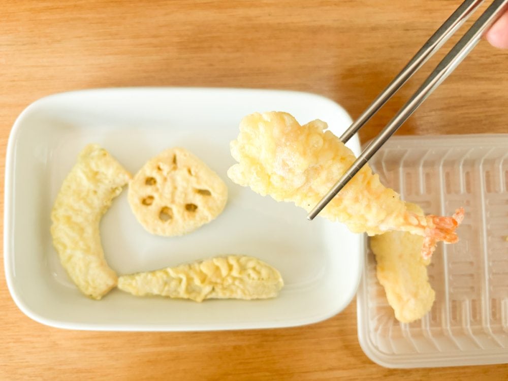 500wの電子レンジなら2分、600wなら1分40秒でできあがり