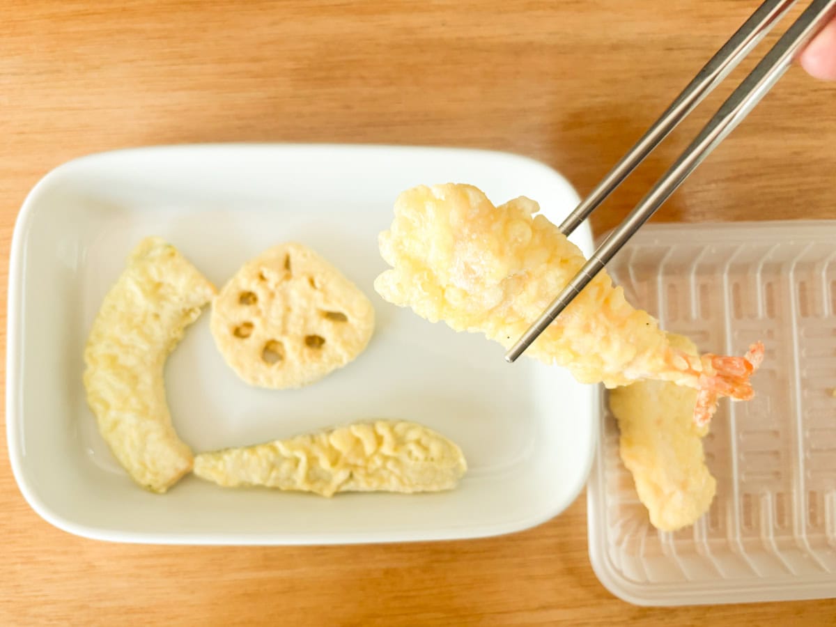 500wの電子レンジなら2分、600wなら1分40秒でできあがり