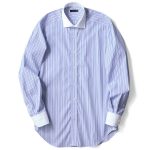 オーダーサンプル【ドレス用途】：カラーストライプ × クレリック仕様