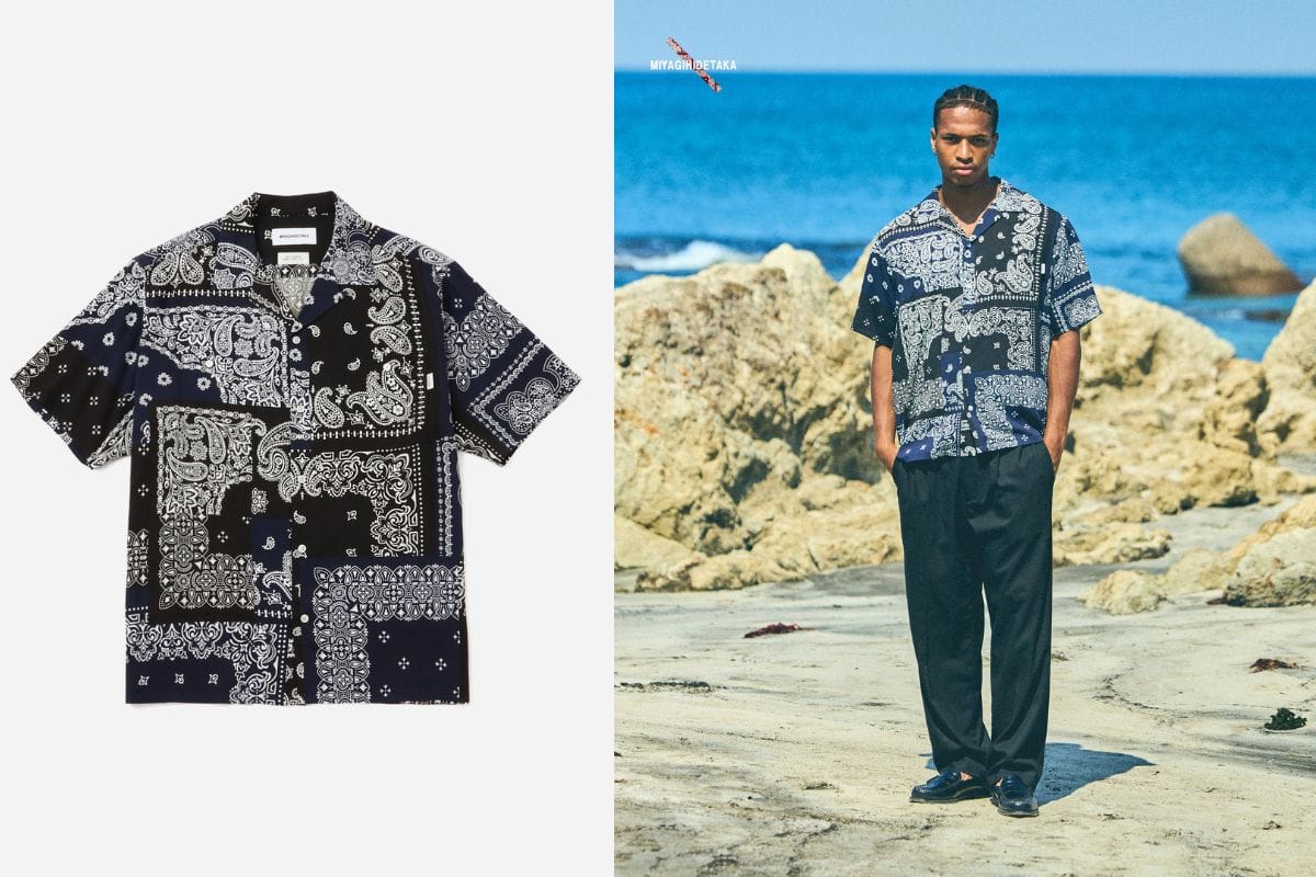 サタデーズ ニューヨークシティ×ミヤギヒデタカ「Bandana S/S Shirt」￥23,100
