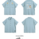 タイオン「リバーシブル スカシャツ-ハーフスリーブ」￥11,800