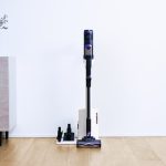 シャーク「シャーク パワークリーン360 コードレススティッククリーナー（FLEX機能付き）」市場想定価格￥99,000／H1109×W230×D350㎜（収納時）／約2.2㎏（スティック時）／最長連続使用時間約45分（ハンディ時・エコモード）