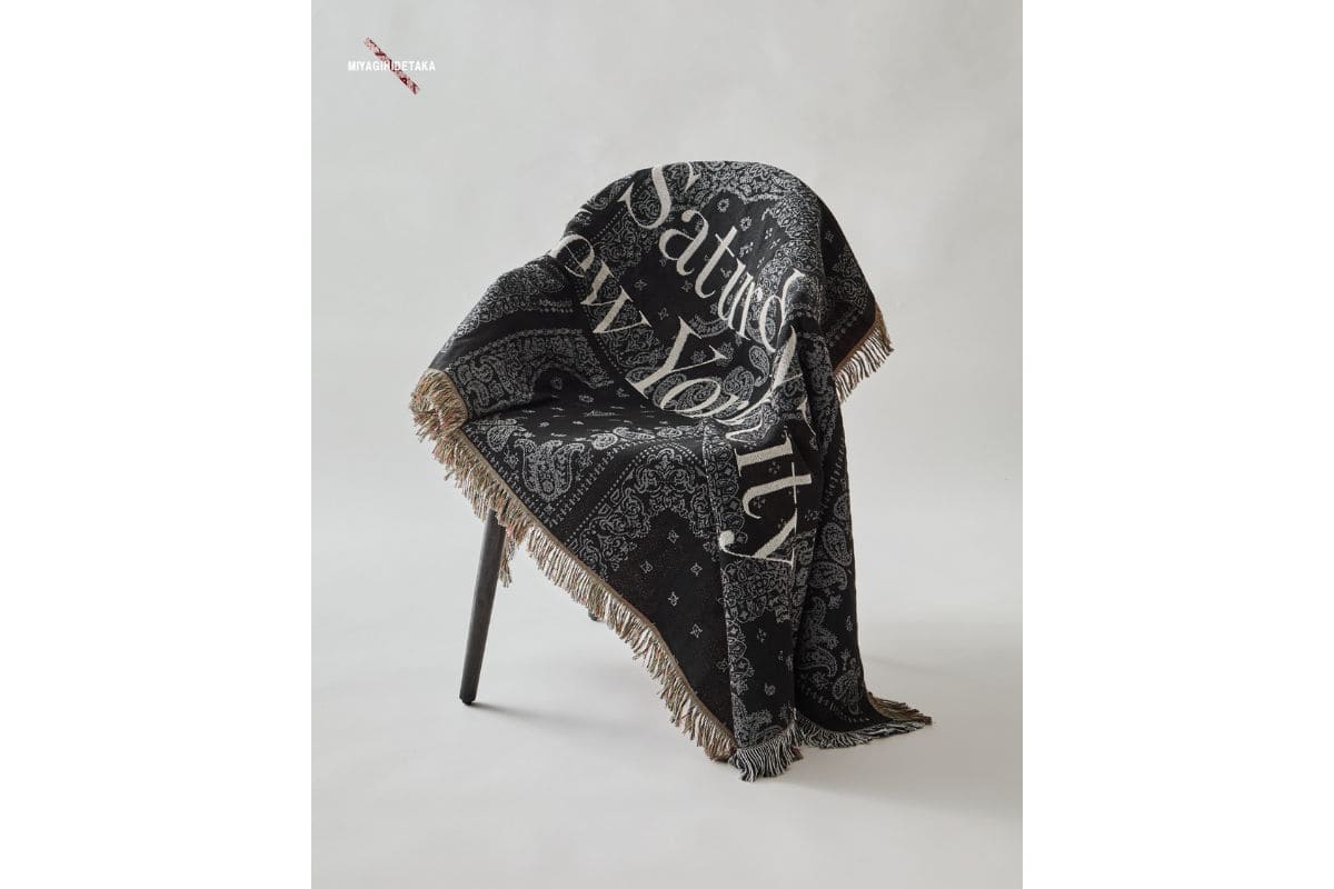 サタデーズ ニューヨークシティ×ミヤギヒデタカ「Bandana Throw ket」￥16,500