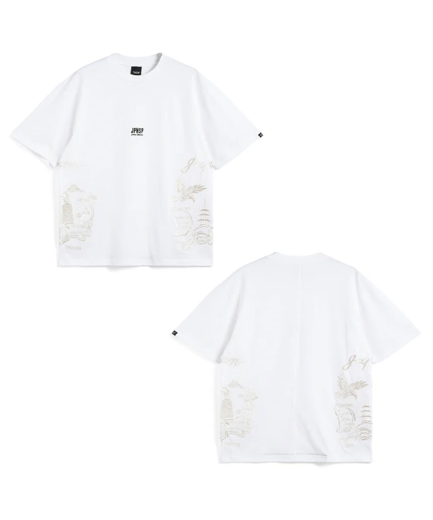 タイオン「ジャパン 刺繍 Tシャツ」￥4,950