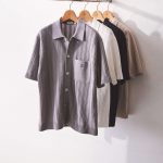 ドレステリア オーガニックコットン キューバニットシャツ 各￥16,500