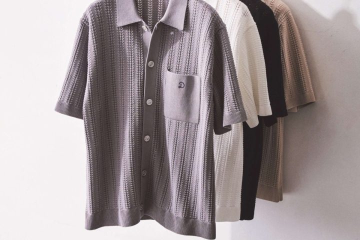 「手洗いできる夏のニット」一点投入でこなれコーデが完成！半袖スタイルを格上げするドレステリアの“キューバニットシャツ”は定番化必至!?