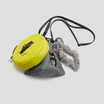 アウトドアプロダクツ×グラニフ「2WAY ミニポーチバック」￥9,500／ピラミッドはH16×D19㎝、サークルはH16×D4㎝、ギャザーハンドルは67㎝（最長時）