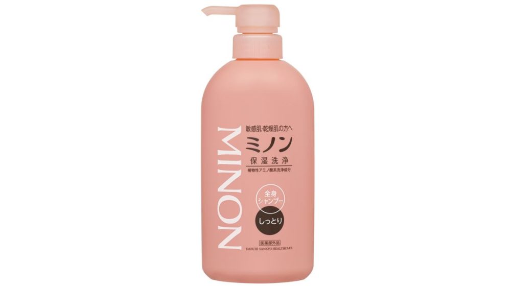 ミノン全身シャンプー しっとりタイプ　医薬部外品　450mL　￥1,628（税込み）＊編集部調べ