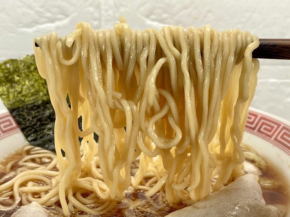 もち米の里ふうれん特産館 もちが主役のらーめん 醤油味／餅と麺って相性どうなの〜？って思われている方、ぜひ一度食べてみてください。おもちが箸休め的存在として大活躍しています