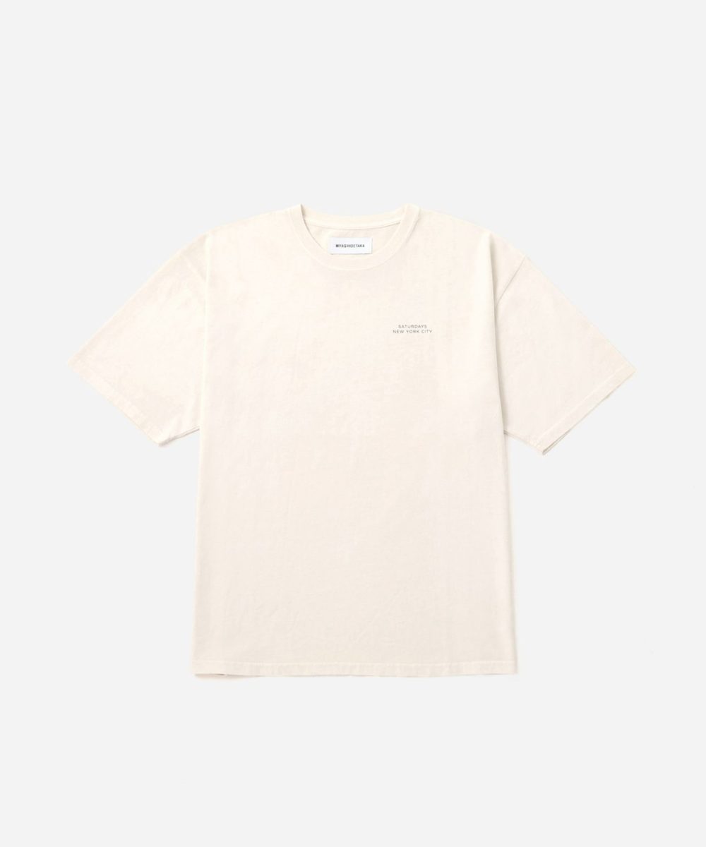 サタデーズ ニューヨークシティ×ミヤギヒデタカ「Bandana Slash T-Shirt」￥11,000