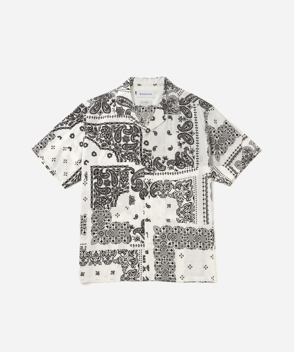 サタデーズ ニューヨークシティ×ミヤギヒデタカ「Bandana S/S Shirt」￥23,100
