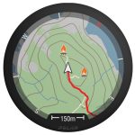 内蔵地図での主要施設表示（POI）