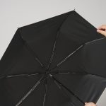 傘が回転することで前からの衝撃を回転によって受け流し、傘が壊れにくいという構造に