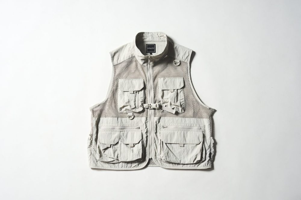 ユーティリティメッシュベスト　シルバー ￥2,780
