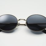 サングラス/メタルオーバル 08 DARK GRAY ￥1,990