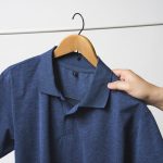 形状保持機能付きなため、洗濯後にサッと形を整えるだけでシワにもなりにくく、アイロン入らずで着用できる