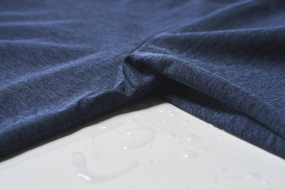 水をかけてもどこが濡れたか分からないレベル