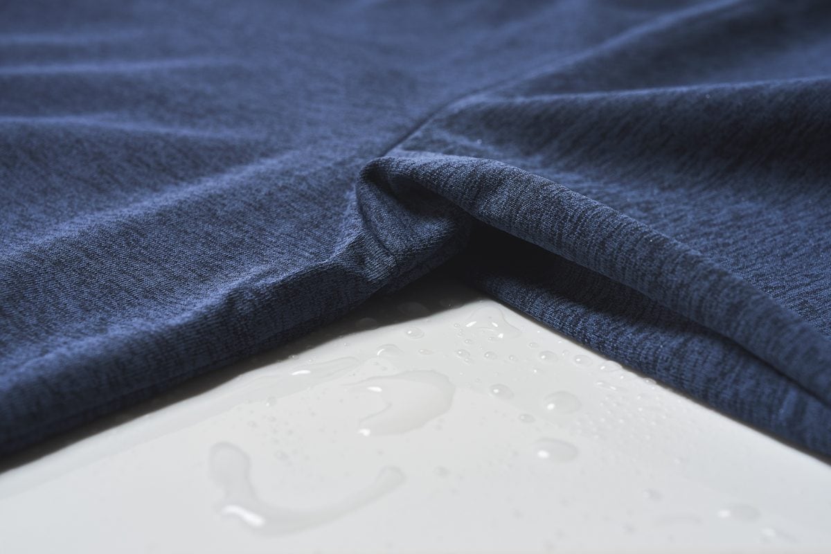 水をかけてもどこが濡れたか分からないレベル
