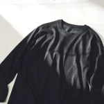 ワークマン スーピマシルケットコットン長袖Ｔシャツ ブラック