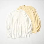ワークマン スーピマシルケットコットン長袖Ｔシャツ ブラック