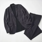 ワークマン スーピマシルケットコットン長袖Ｔシャツ ブラック