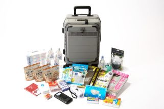 「避難時にも便利なスーツケース」エース”テオフィール”と防災用品ブランド・サイボウがコラボ！