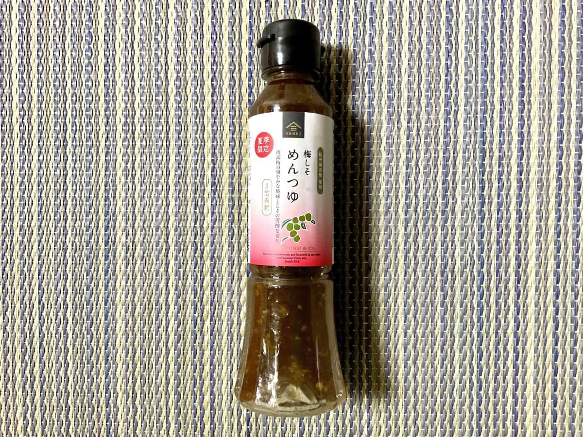 久世福商店、梅しそめんつゆ