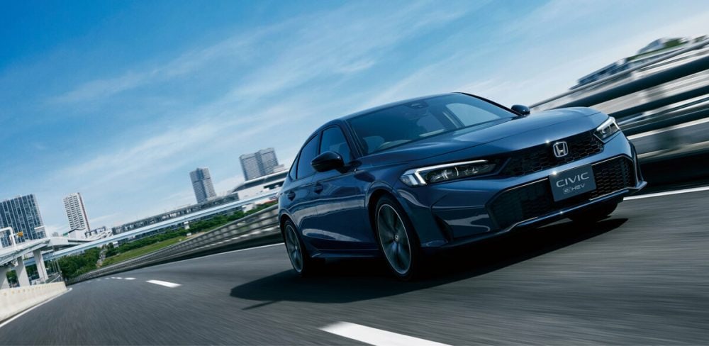 シビックが一部改良。「e:HEV LX」「e:HEV EX」「LX」「EX」に「シビック RS 」や「フリード」で好評の新しい外装塗料を採用