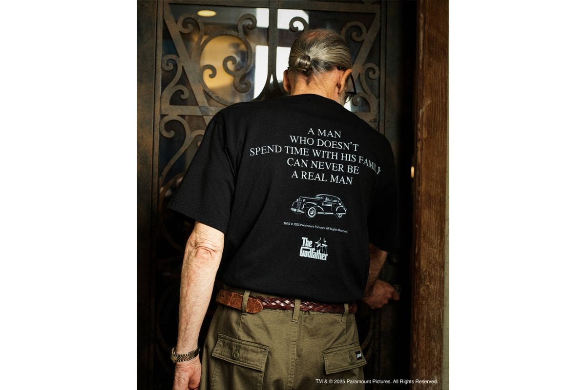 ショット×ゴッドファーザー「クラシックカー Tシャツ」￥13,200／3色展開（ブラック、グレー、ホワイト）