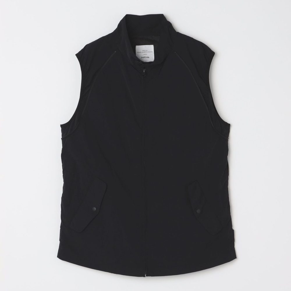 シップスエニー「〈ファン付き〉ワッシャーナイロン 2WAY スタンド ブルゾン」￥16,500