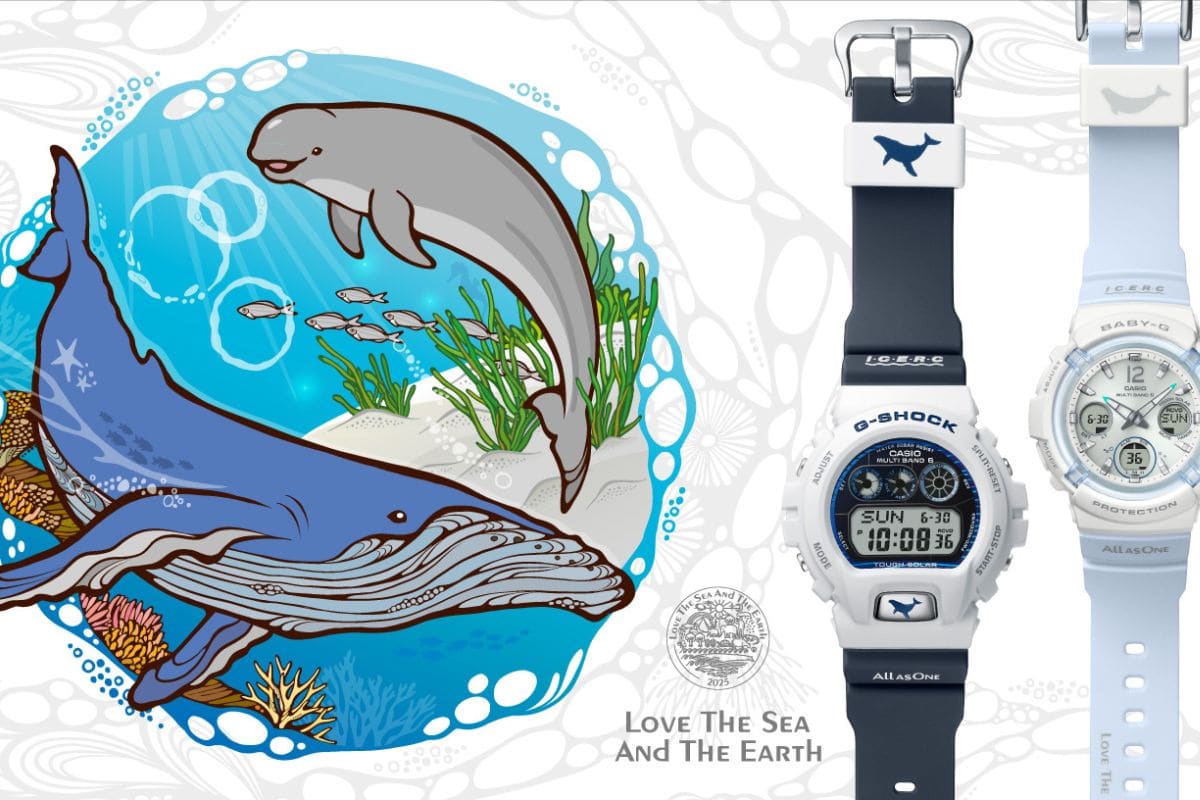 【G-SHOCK＆BABY-Gの“イルクジ”】今度はザトウクジラとスナメリ！“ICERC Japan”と協業したイルカ・クジラモデルが登場