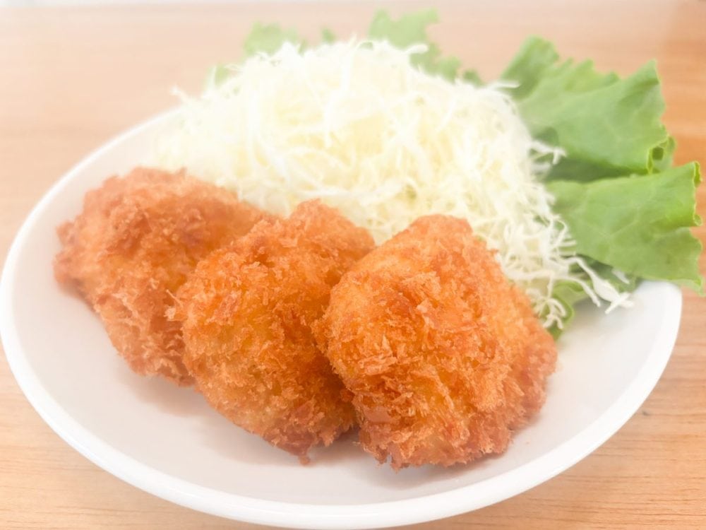 メンチ同様、「サクッとやわらか・極上ヒレかつ」も思った以上のカリッと感！！