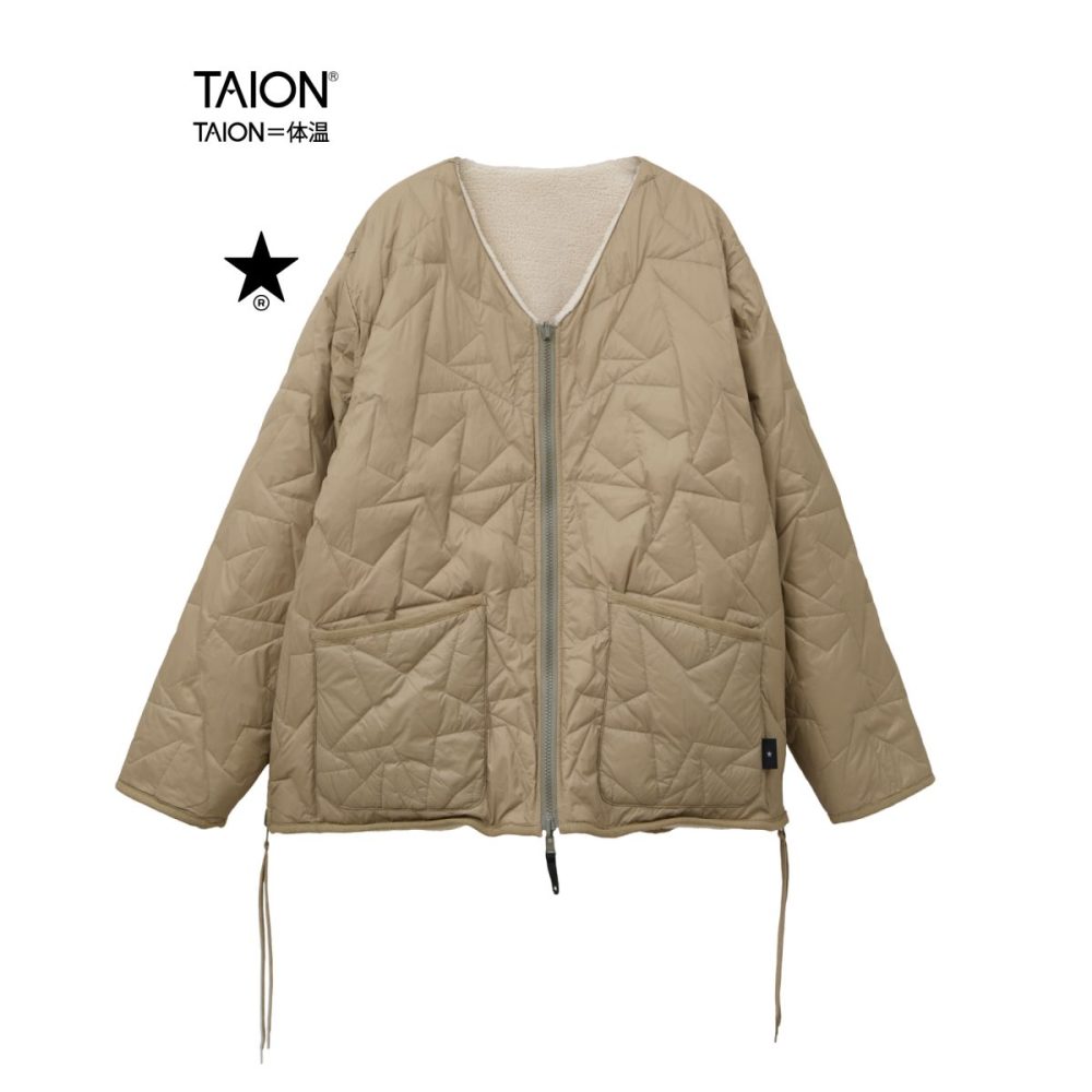 コンバース トウキョウ×タイオン「MILITARY STAR★QUILTING ＆ BOA REVERSIBLE JACKET」￥27,500